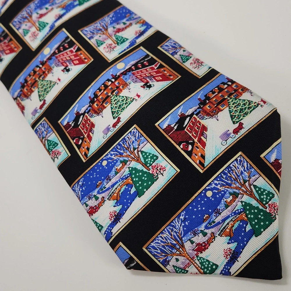 SILK Hallmark Holidays Design Collection by MMG, 1996, Holiday Tie